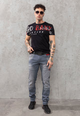 CD699 Tejanos gastados para hombre 