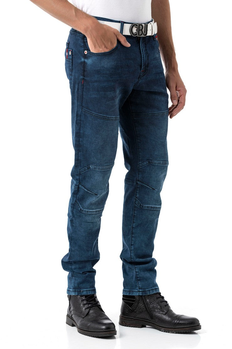 CD699 Tejanos gastados para hombre 