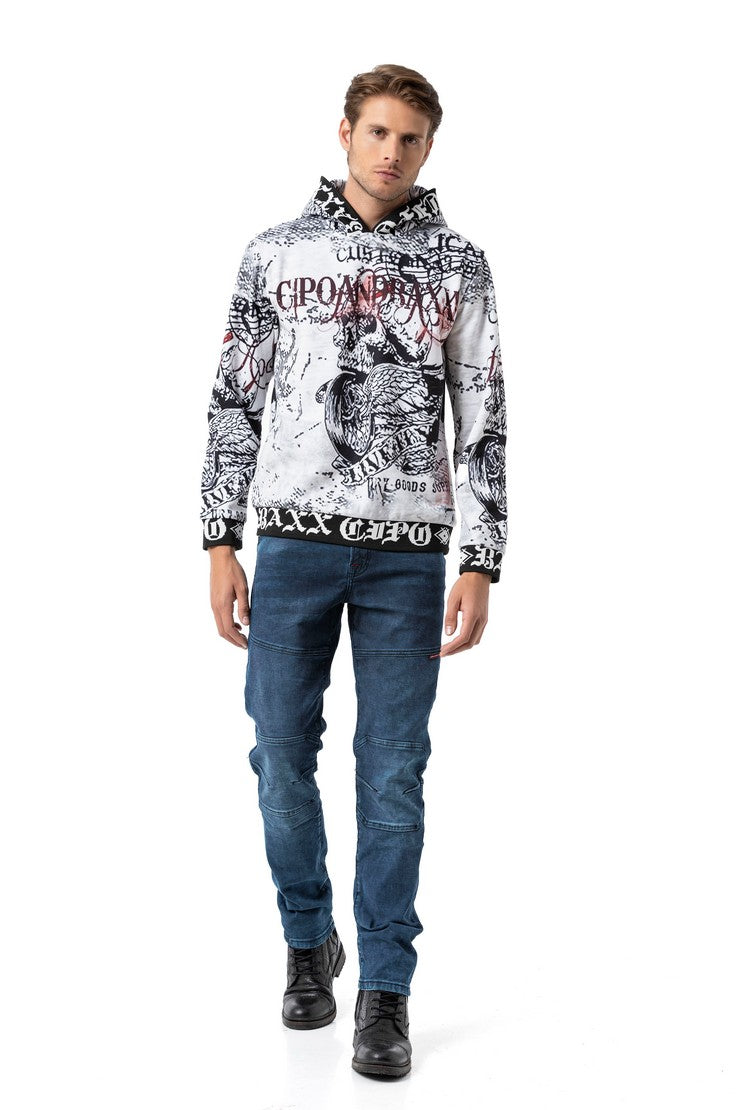 CD699 Tejanos gastados para hombre 