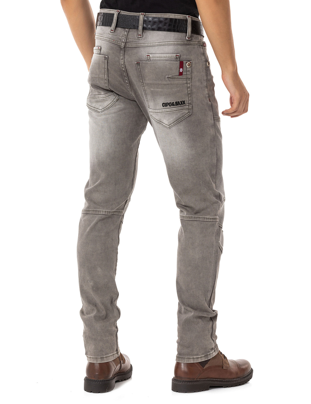 CD699 Tejanos gastados para hombre 