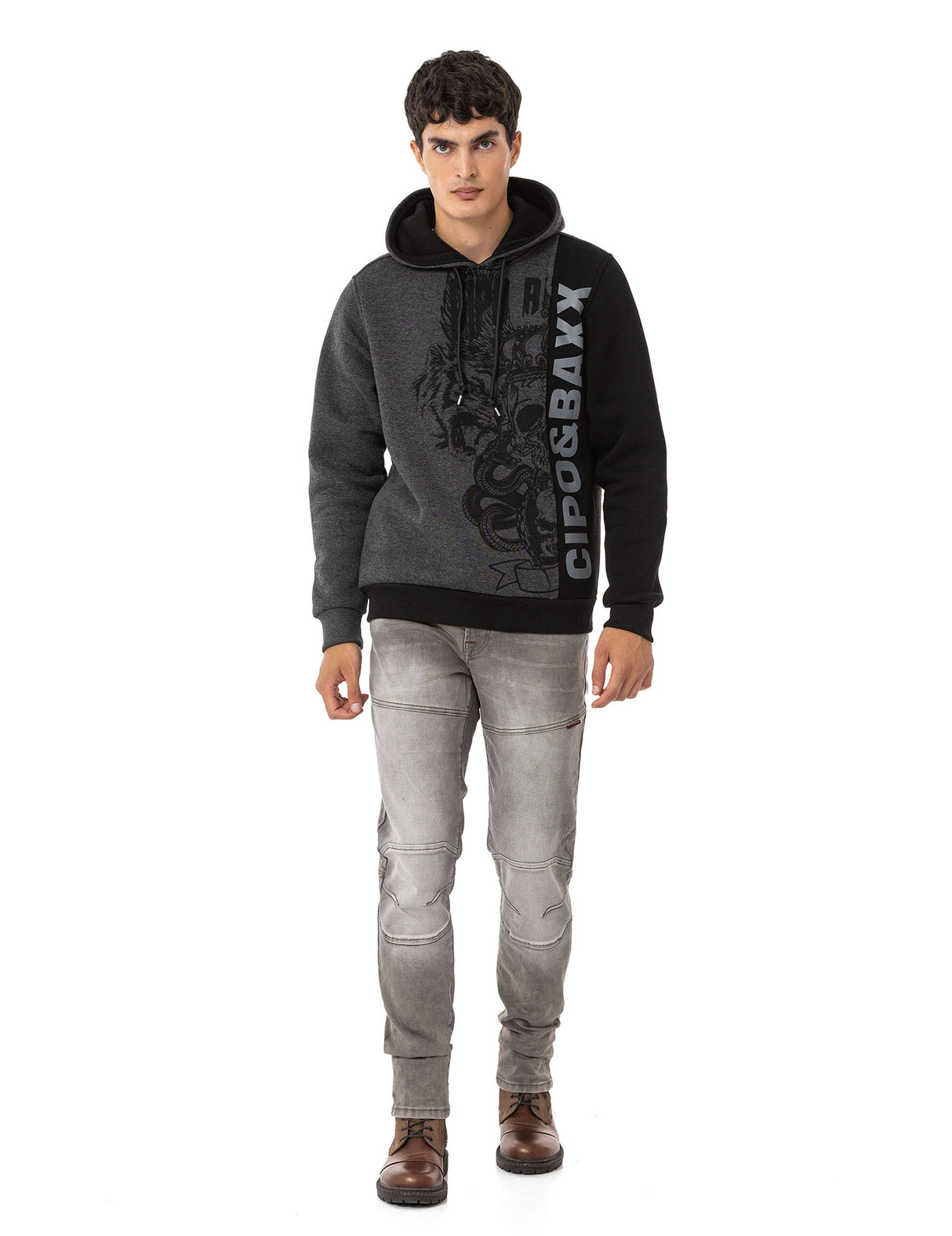 CD699 Tejanos gastados para hombre 