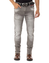 CD699 Tejanos gastados para hombre 