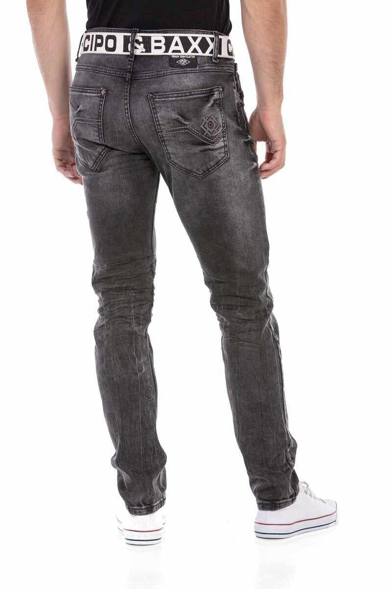 CD712 Jeans rectos para hombre