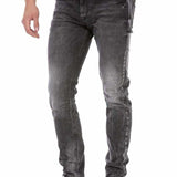 CD712 Herren Straight Fit-Jeans im klassischen 5-Pocket-Stil