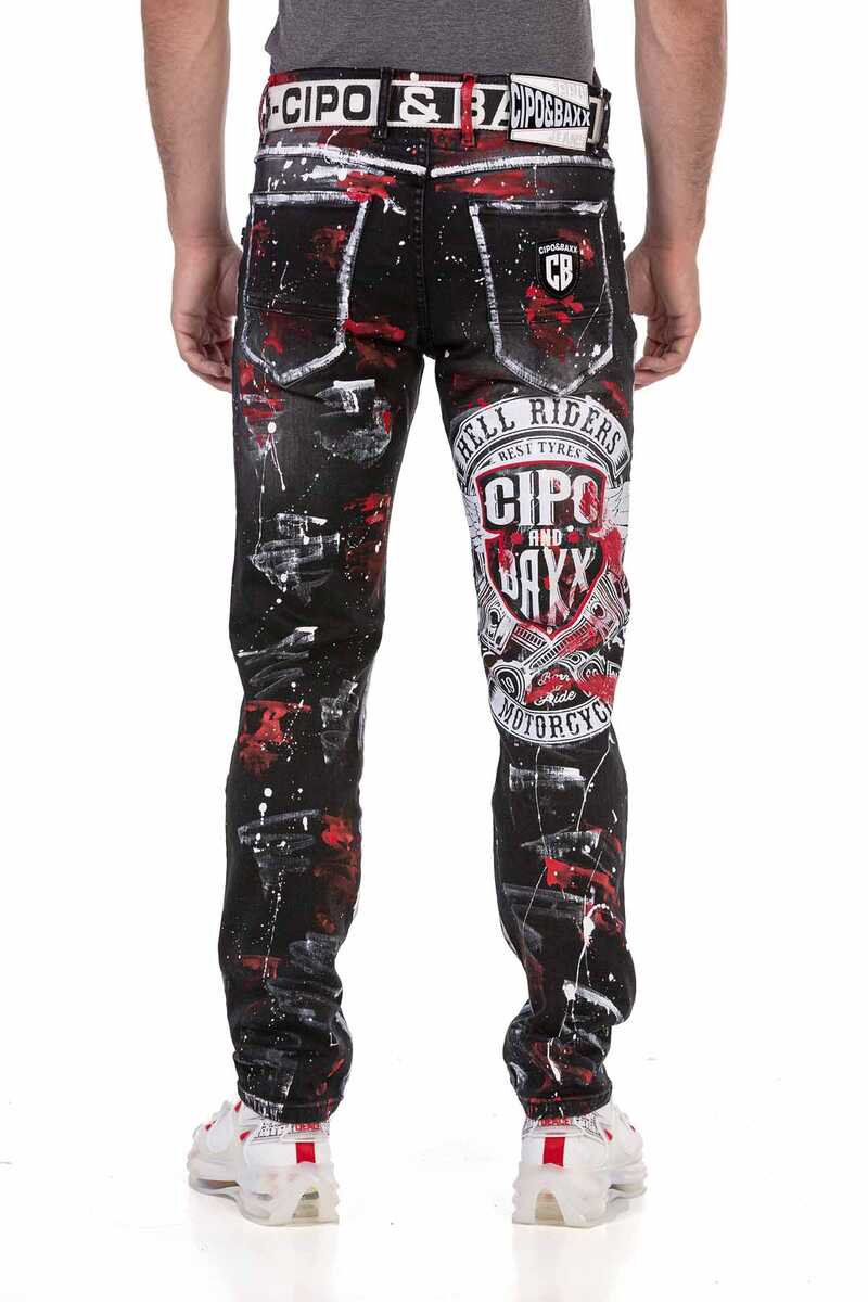CD715 Jeans Streetstyle da Uomo 