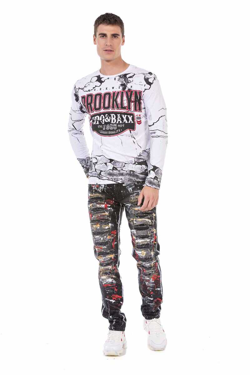 CD715 Jeans Streetstyle da Uomo 