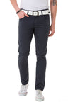 CD724 Heren Basic Broek met een Subtiel Ruitpatroon