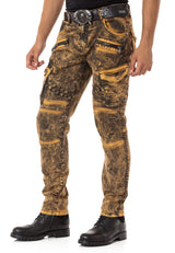 CD780 Pantalon Cargo de Corte Recto para Hombre 