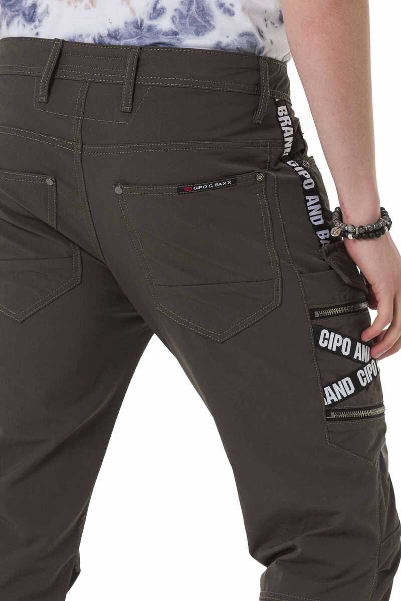 CD786 Pantalones cargo para hombres