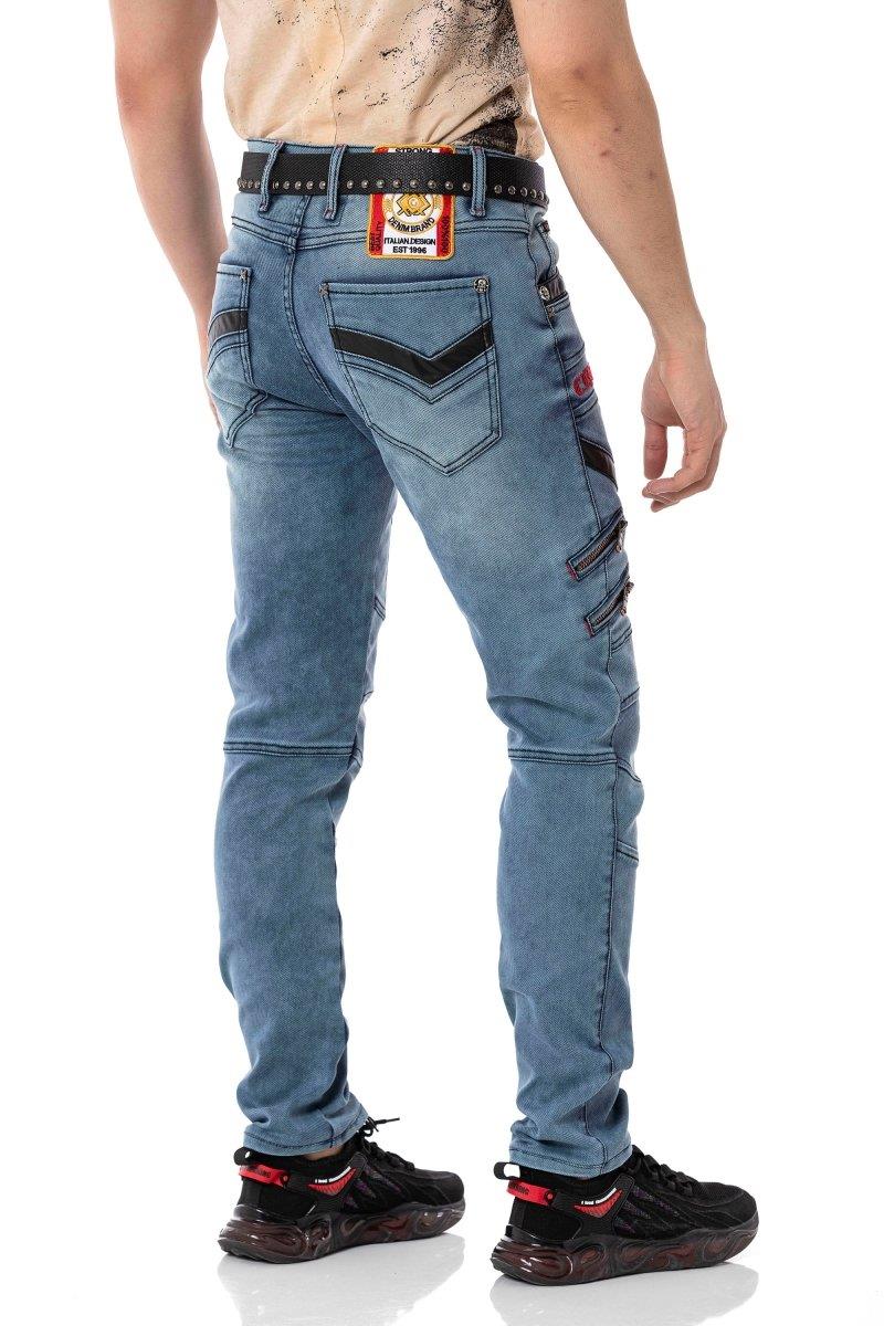 CD795 Tejanons de Hombre estilo Motero