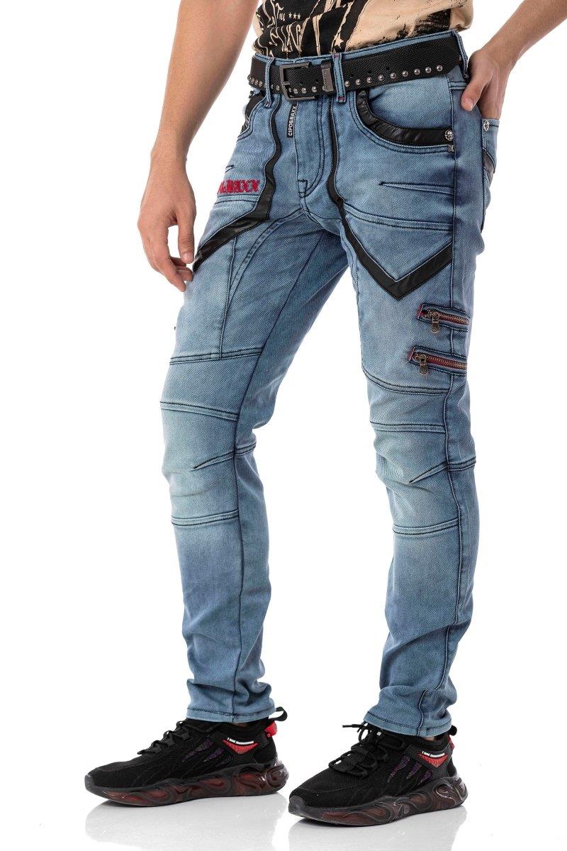CD795 Tejanons de Hombre estilo Motero