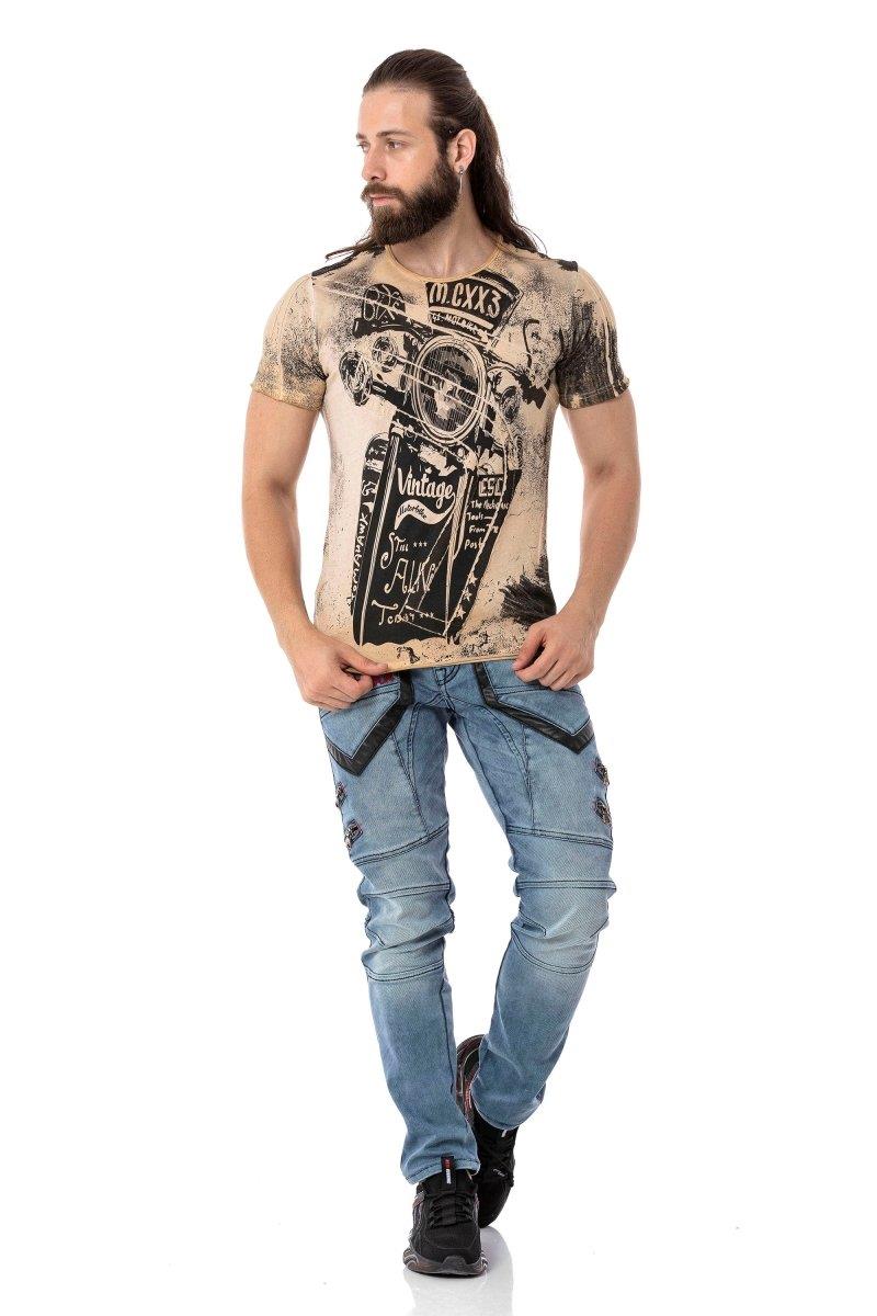 CD795 Tejanons de Hombre estilo Motero
