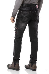 CD795 Tejanons de Hombre estilo Motero