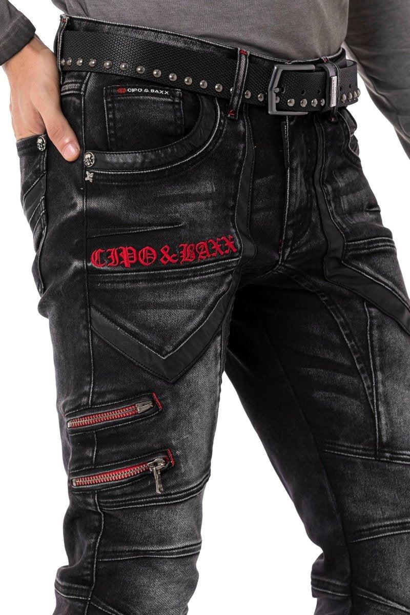 CD795 Tejanons de Hombre estilo Motero