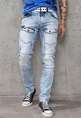 CD810 Jeans pour hommes au look extravagant