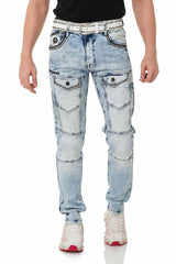 CD810 Jeans pour hommes au look extravagant