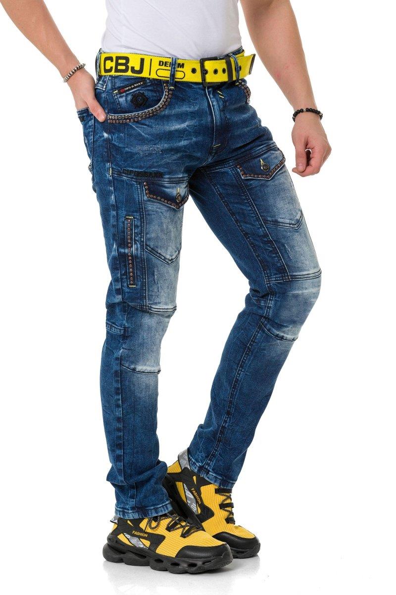 CD810 Jeans pour hommes au look extravagant