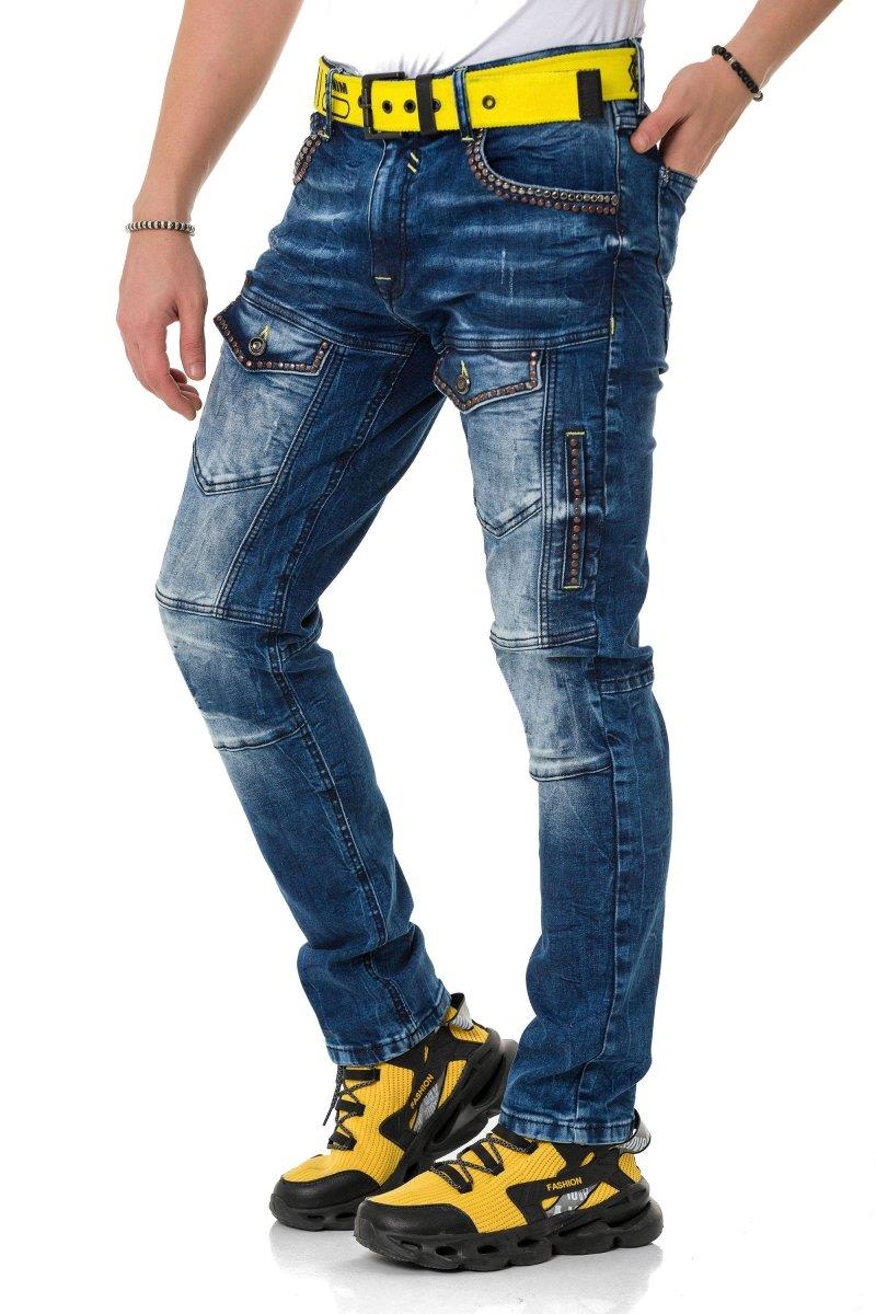 CD810 Jeans pour hommes au look extravagant