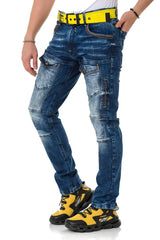 CD810 Jeans pour hommes au look extravagant