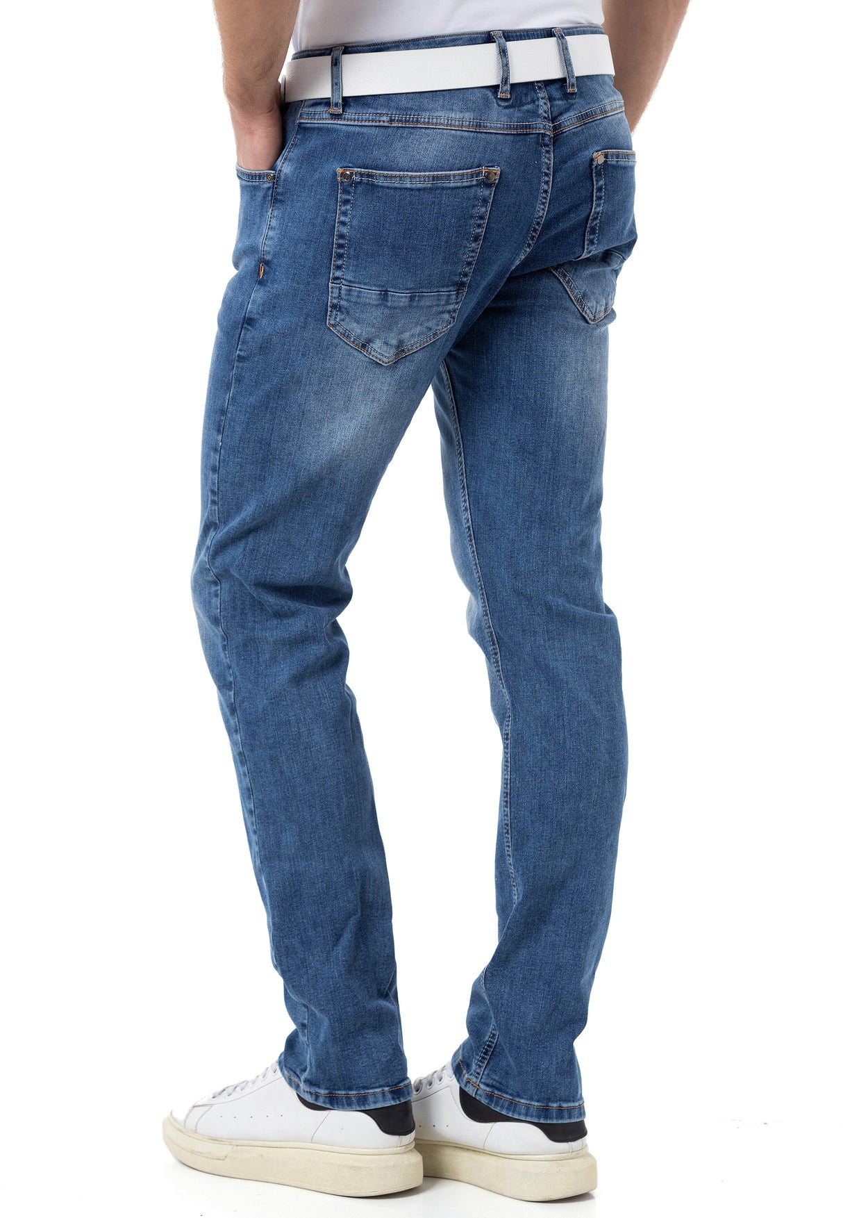 CD820 Jeans Básicos Slim-fit para hombres