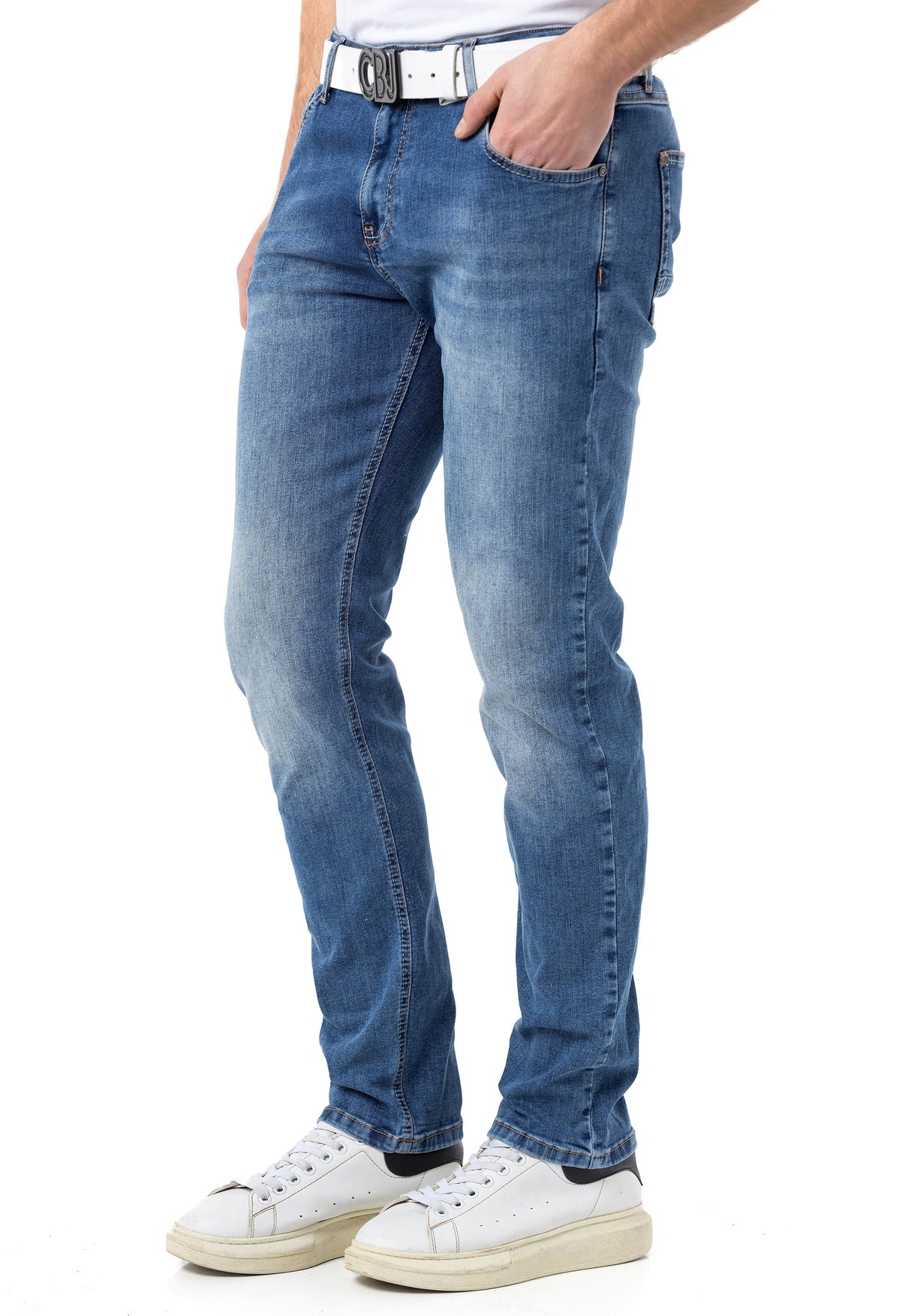 CD820 Jeans Básicos Slim-fit para hombres
