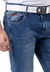 CD820 Jeans Básicos Slim-fit para hombres