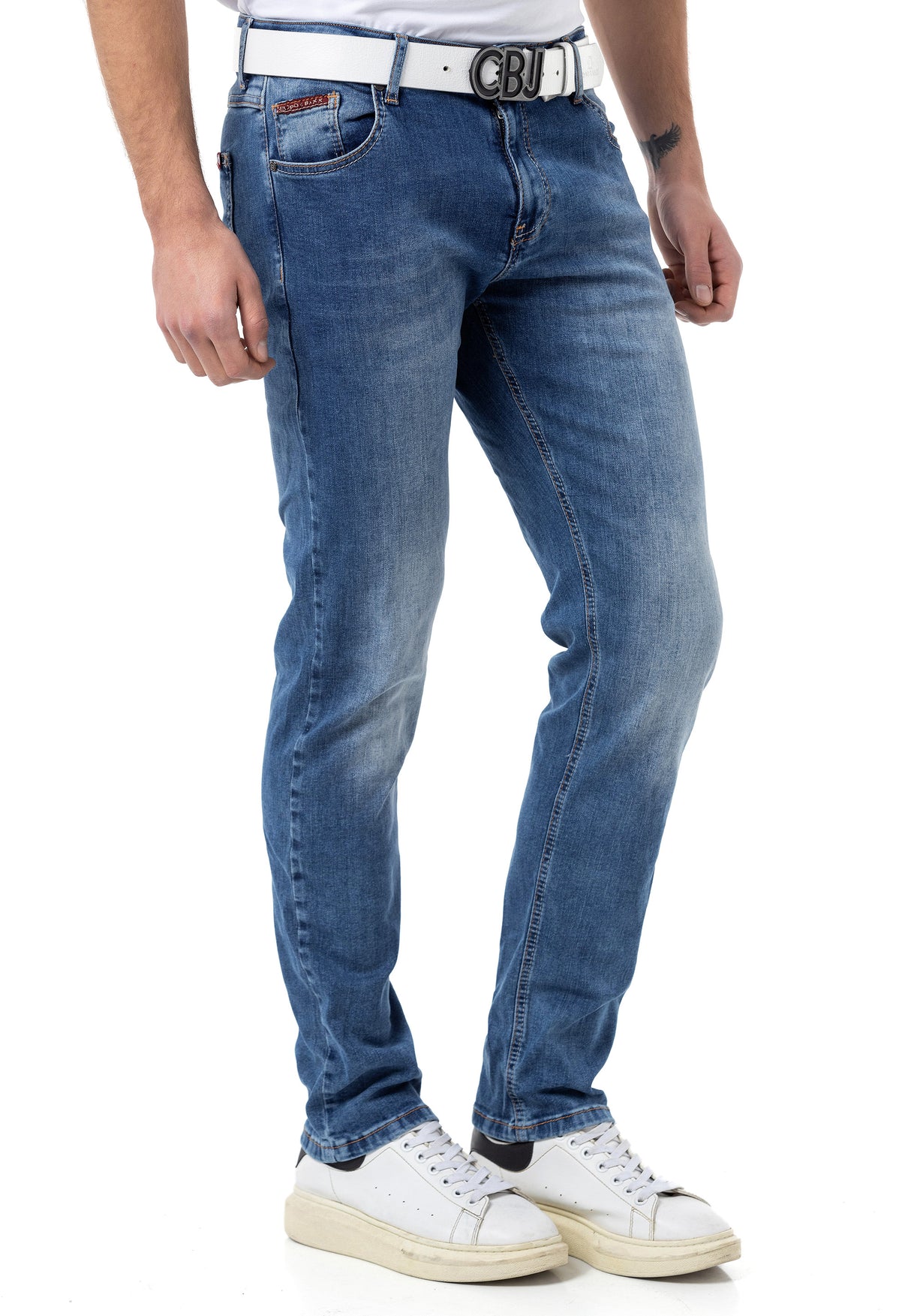 CD820 Jeans Básicos Slim-fit para hombres