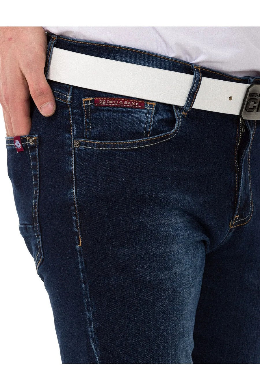 CD820 Jeans Básicos Slim-fit para hombres