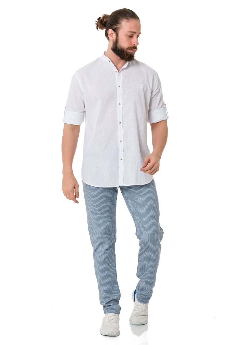 CD841 pantalon de tissu masculin dans la coupe à la mode à la mode