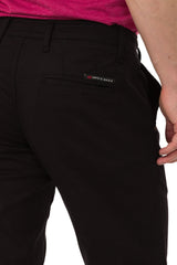 CD842 Men's fabric trousers in the fashionable slim fit cut