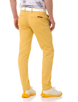 CD842 Men's fabric trousers in the fashionable slim fit cut