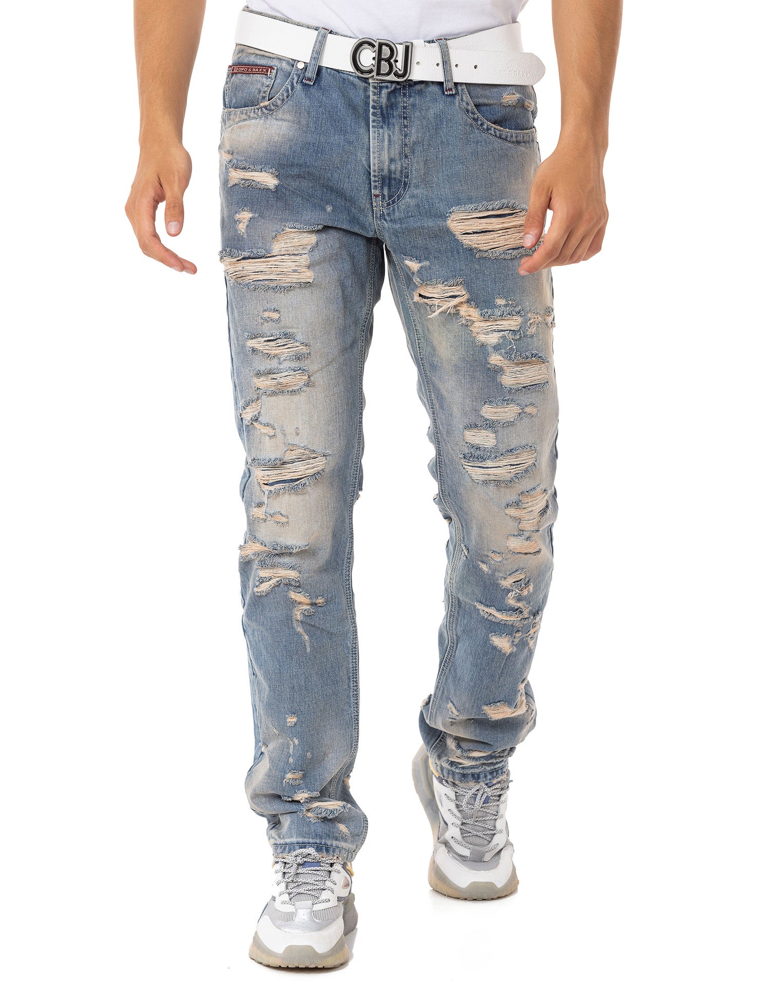 CD843 Herren Jeans – Lässiger Style mit Used-Look