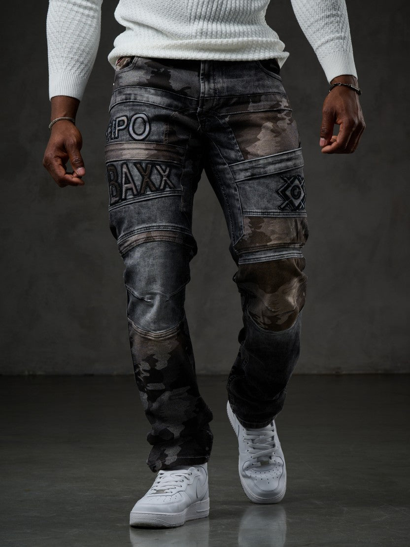 CD859 Heren Jeans in een bijzondere Look