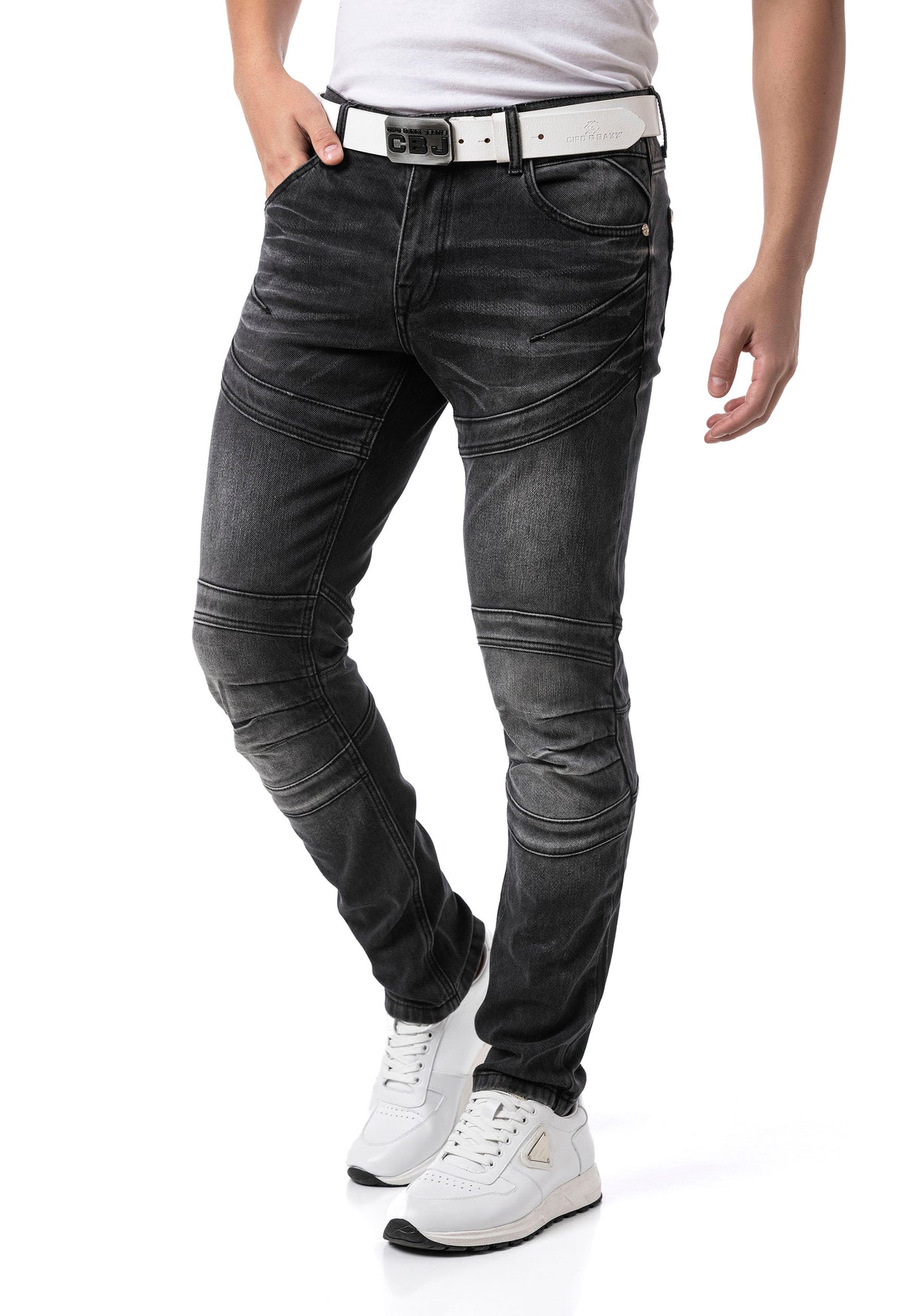 CD876 Herren Jeans - Stilvoller Straight Fit mit Komfort