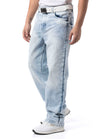 Jeansy CD903 Baggy Fit z zamkiem błyskawicznym