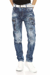 CDK107 Blue Jungen Jeans Regular