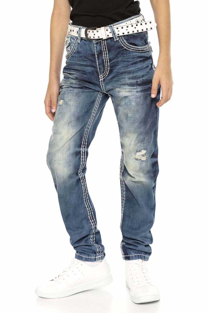 CDK108 BOY'S JEANS IN REGULAR FIT 