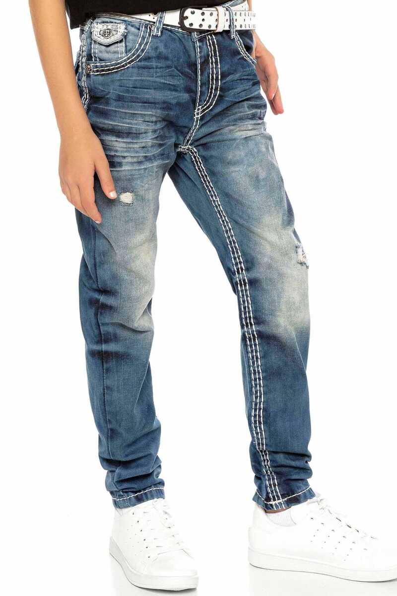 CDK108 BOY'S JEANS IN REGULAR FIT 