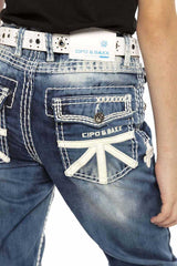 CDK108 BOY'S JEANS IN REGULAR FIT 