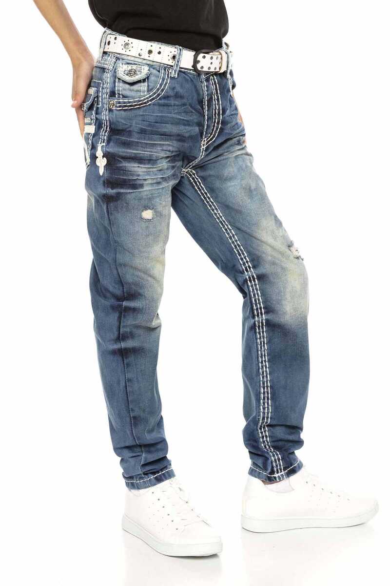 CDK108 BOY'S JEANS IN REGULAR FIT 