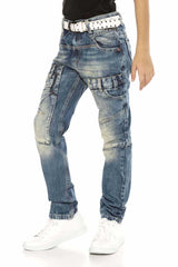 CDK114 BOY'S JEANS IN REGULAR FIT