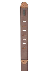 CG106 Lederen riemenontwerper voor heren in een elegante look met metalen patch