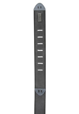 CG106 Lederen riemenontwerper voor heren in een elegante look met metalen patch