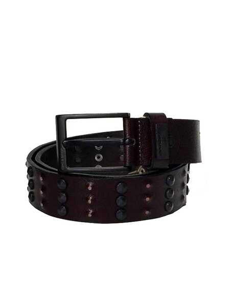 CG122 Men's Plain Buckle Leather Belt