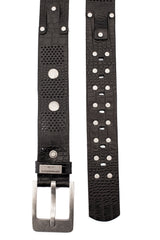 CG158 men's leather belts with cool rivets
