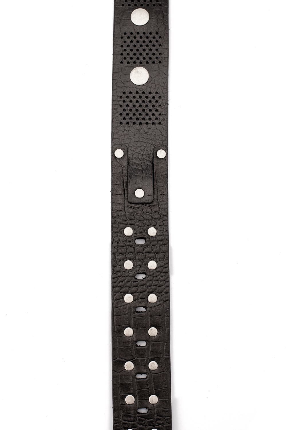 CG158 men's leather belts with cool rivets