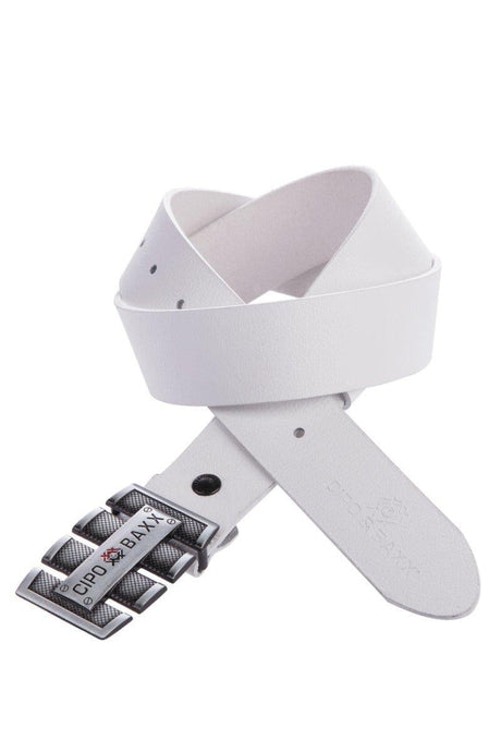 Cinturones de cuero para hombres CG160 con llamativo cierre de paddock