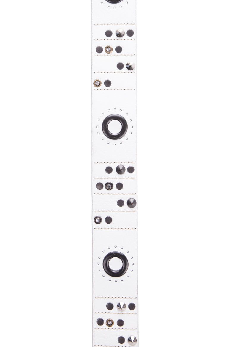 Cinturones de cuero para hombres CG162 con elegantes aplicaciones de remaches