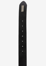 CG164 Cinturón de cuero para hombres con hebilla de metal
