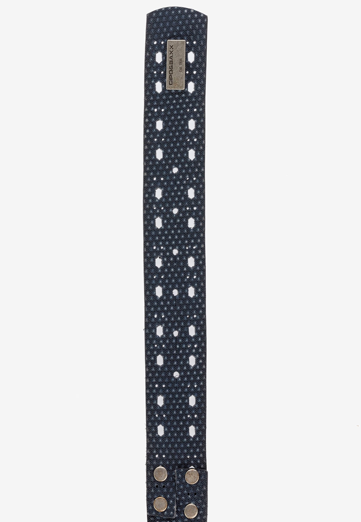 CG174 men's leather belts in futuristic optics